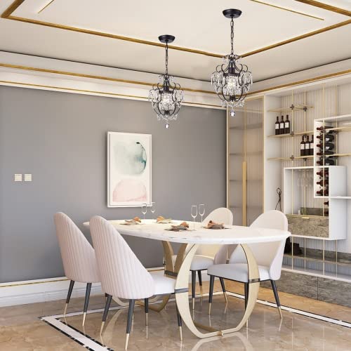 Amorette 1 Light Mini Chandelier Wrought Iron Ceiling Fixture