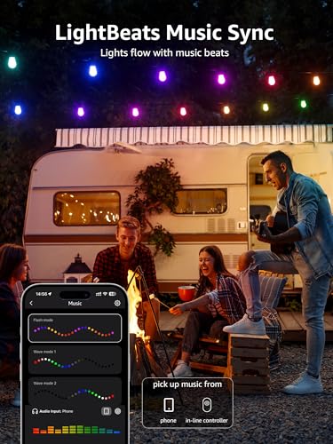 ZB1 AI Smart Outdoor String Lights (100 FT)