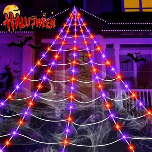Halloween Decorations Outdoor (Purple Orange)