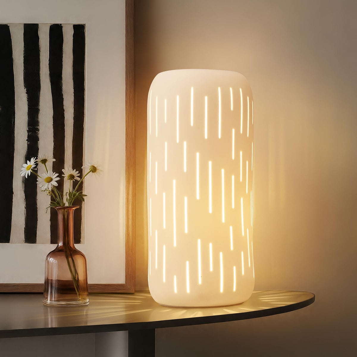 Modern Ceramic Decorative Table Lamp Living Room Bedroom Bedside