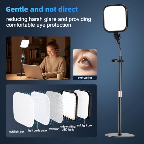 Desktop Gooseneck Video Conference Lighting (9.06inch panel)