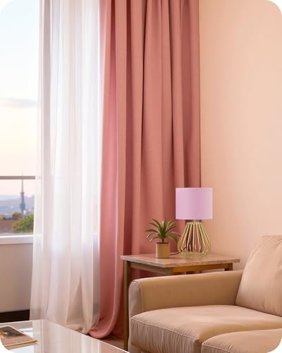 Pink and Gold Table Lamp (Pink + Gold)
