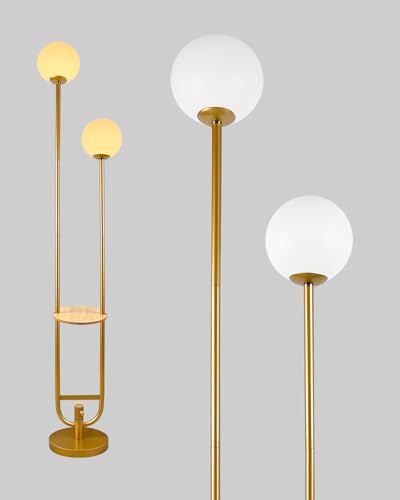 Globe Floor Lamp with LED Bulbs Included