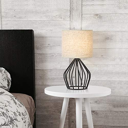 Black Modern Table Lamp (Black)