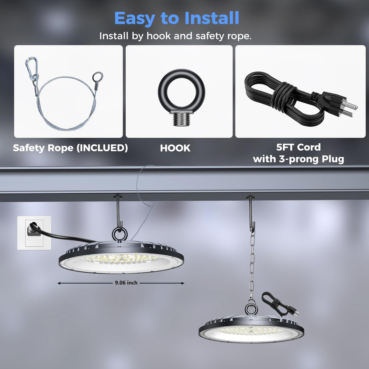 10 Pack UFO LED High Bay Light