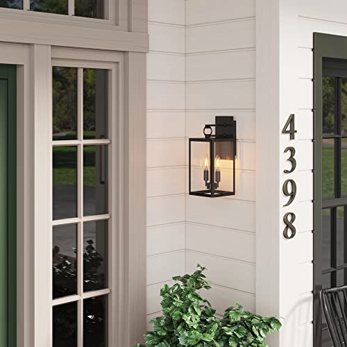 Ferris Outdoor Black Wall Sconce Light Fixture (Ferris Black)