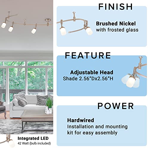 21904 000 Transitional 6 (6-Light / Brushed Nickel)