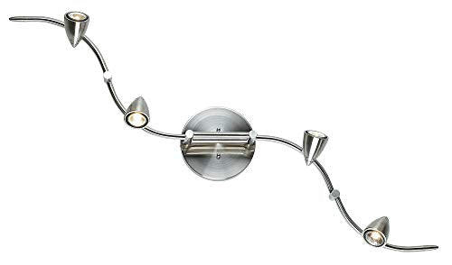 Axel Adjustable Swing Arm 4 (Brushed Nickel / 4-Light)