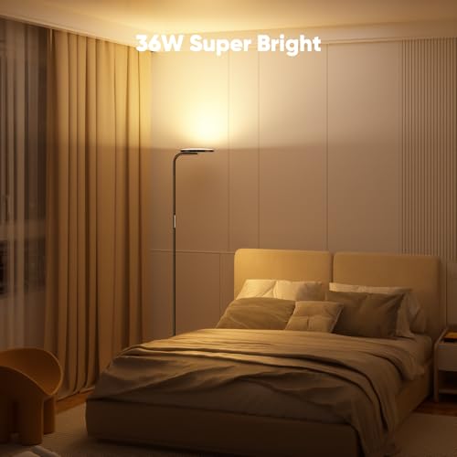 36W LED Floor Lamp (Black)