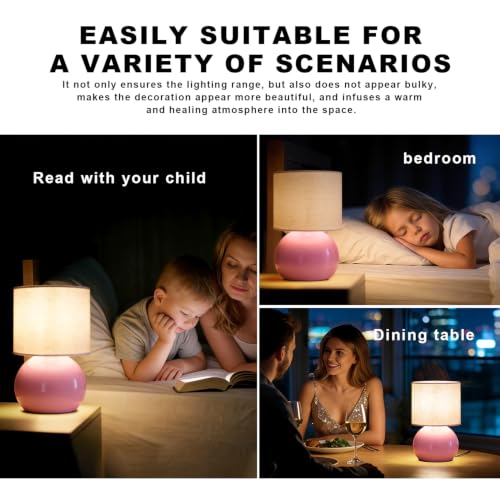Modern Pink Table Lamp (Pack of 1 / Pink)