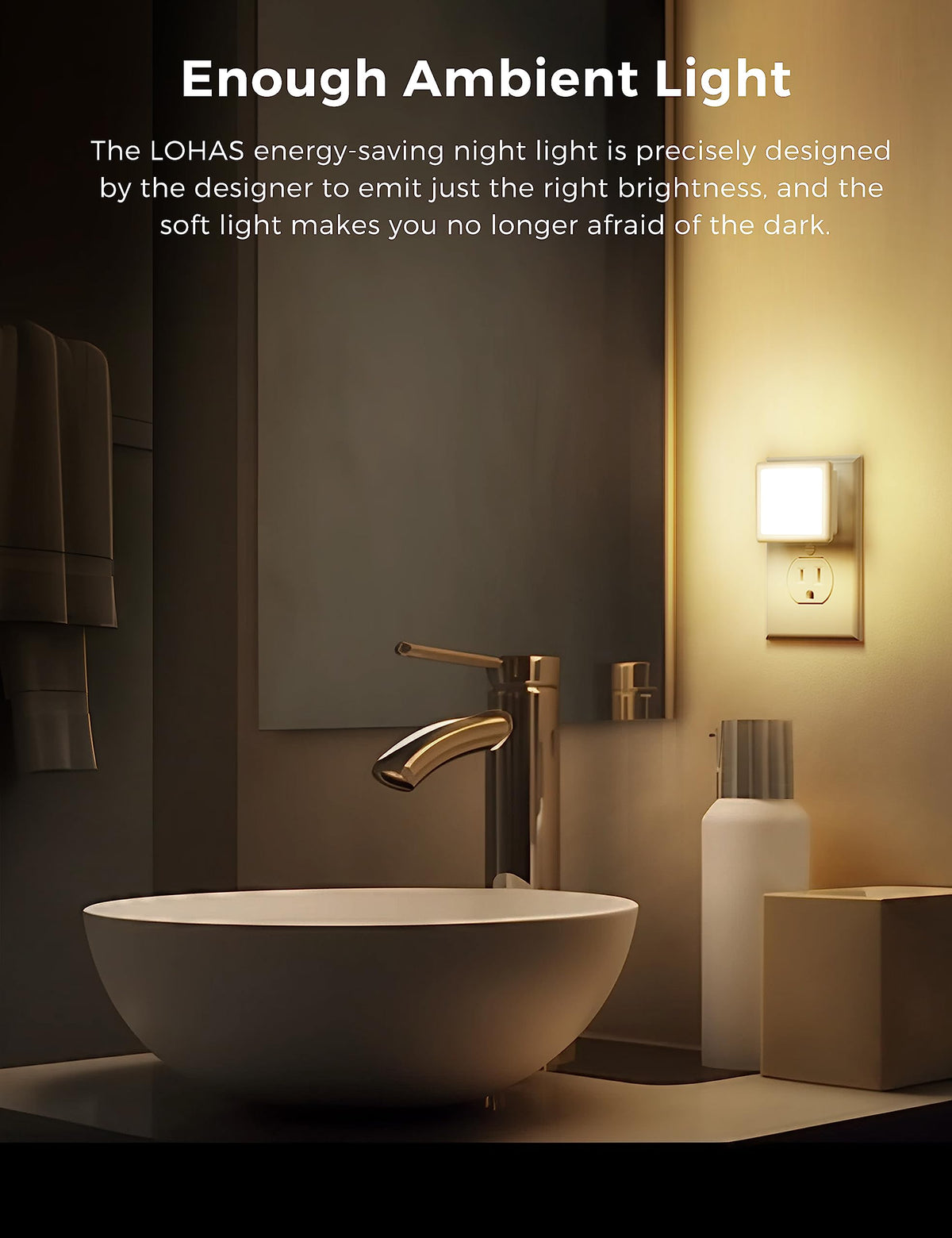 Night Lights Plug into Wall 2 (3000K)