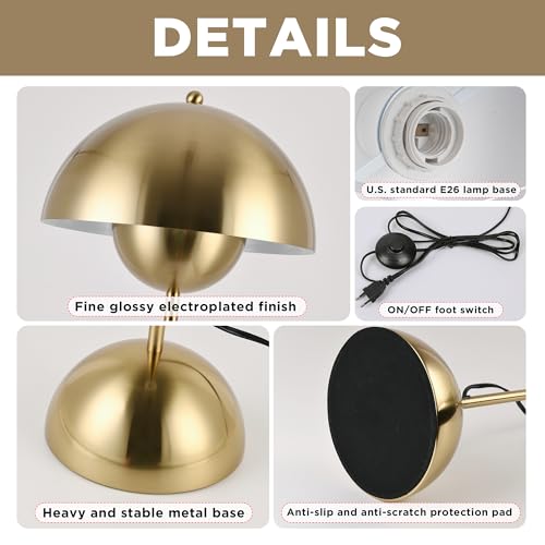 Mid Century Modern Metal Bud Floor Lamp for Home and Office