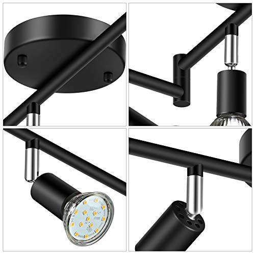 LED 6 Light Track Lighting Kit (Black / 6 Light)