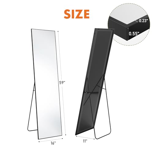 Full Length Mirror Body Floor Mirror for Bedroom or Cloakroom