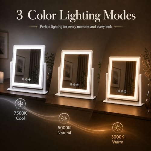 LED Vanity Makeup Mirror with Lights for Women and Mom