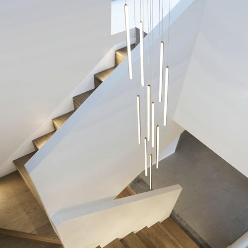 Modern LED High Ceiling Chandelier