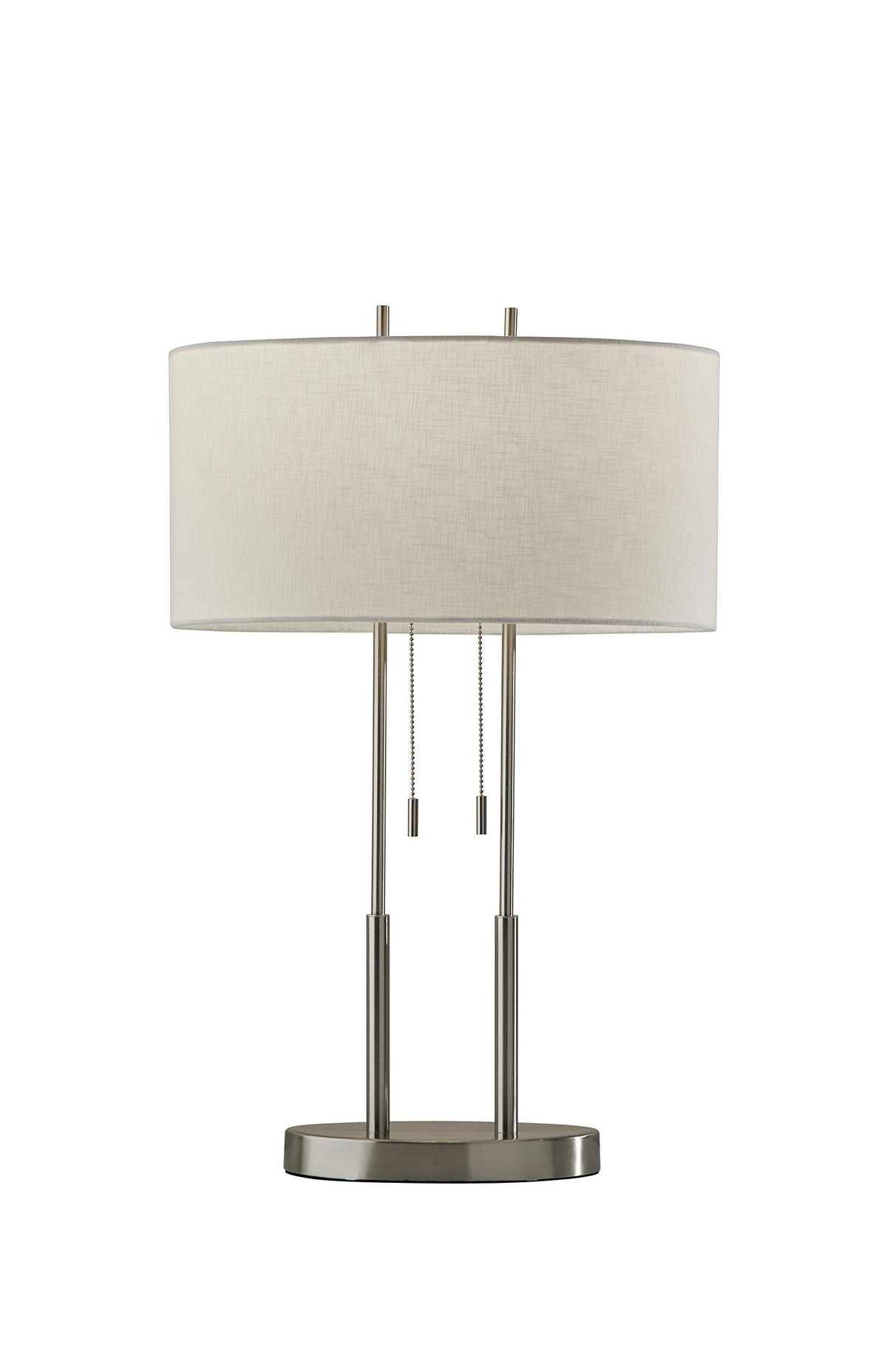 4015 22 Duet 27" Table Lamp (Satin Steel / Table Lamp)
