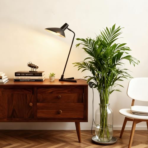 Industrial Desk Lamp Metal Modern Table Lamp 22" (Sand Black)