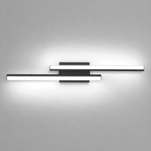 LED Modern Bathroom Light Fixtures Over Mirror 5CCT Optional 32 Inch 2 Pack