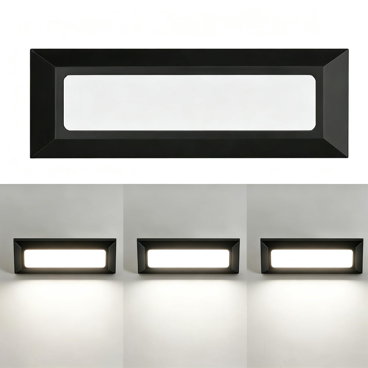 Outdoor LED Step Lights 110V (Natural White-3PCS)