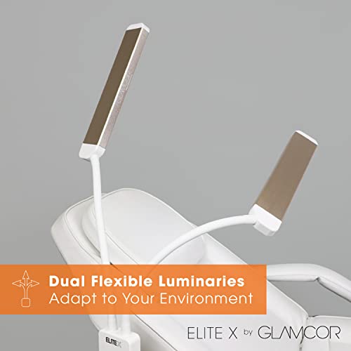 Elite X Portable LED Lighting Kit for Eyelash Extension (White/Gold)