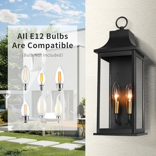18"Outdoor Porch Light Wall Mount (18 inch -1 Pack)