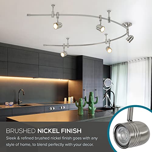 19655 002 Transitional 5 (5-Light / Brushed Nickel)