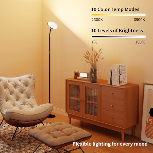 60W Torchiere Lamp (Remote & Touch Control)