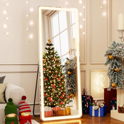 26x68 inch Full Length Mirror with Lights (68"L x 26"W)
