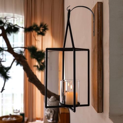 Wall Candle Sconces Set of 2 (Gray)