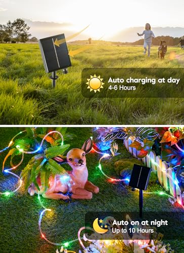 Solar String Lights Outdoor Waterproof (‎Multicolor / 100 LED)