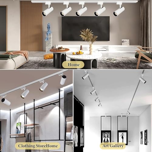 H Type LED White Track Lighting Heads Kit