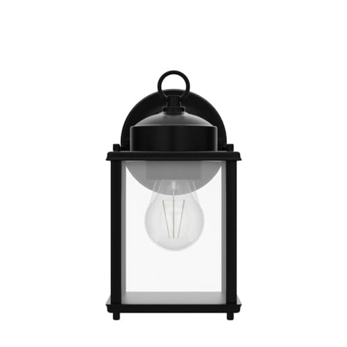 Outdoor Wall Lantern (Black / 8.27 inch)