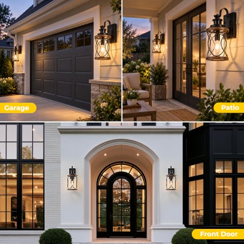 16" Farmhouse Motion Sensor Wall Light (Wood Grain / 16''(1-Pack))