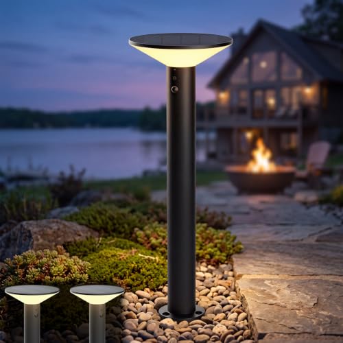 Premium Solar Pathway Lights Outdoor (2PK | 18" H)