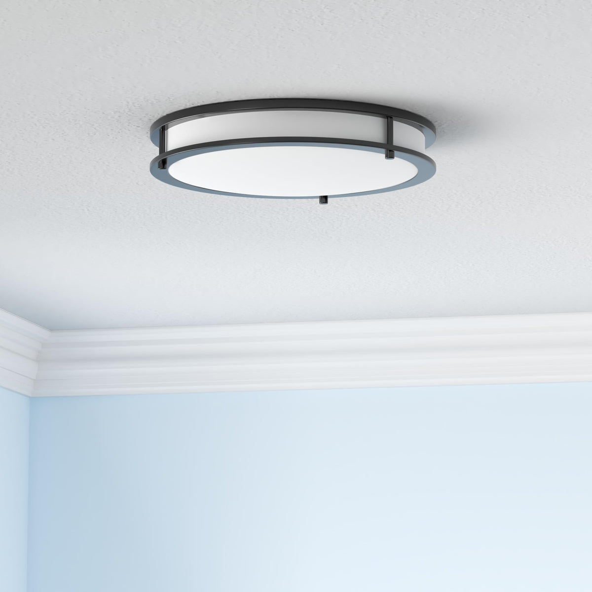 LED 16" Round Flush Mount Lighting (Oil-Rubbed Bronze)