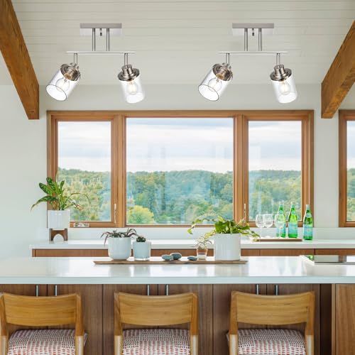 2 Light Track Lighting Kit Brushed Nickel Track Lighting Fixtures (Brushed Nickel / 2 Light)
