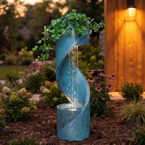 Outdoor Waterfall Fountain Tall Design (31.69h)