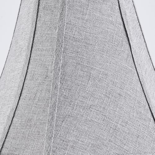 Grey Bell Lamp Shades Replacement for Table Lamps (Grey / (6.25*6.25)(13*13)11* 1 Pack)