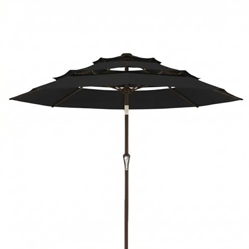 9ft 10ft 3 Tier Patio Umbrella