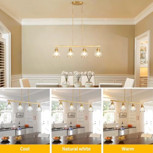 Island Light for Kitchen (Gold / 4-Light)