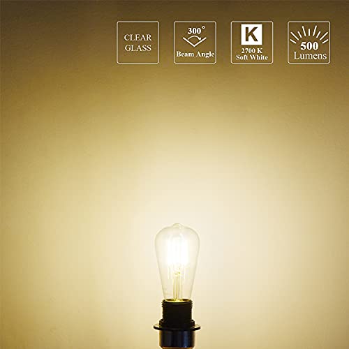 120 Pack Vintage LED Edison Bulbs