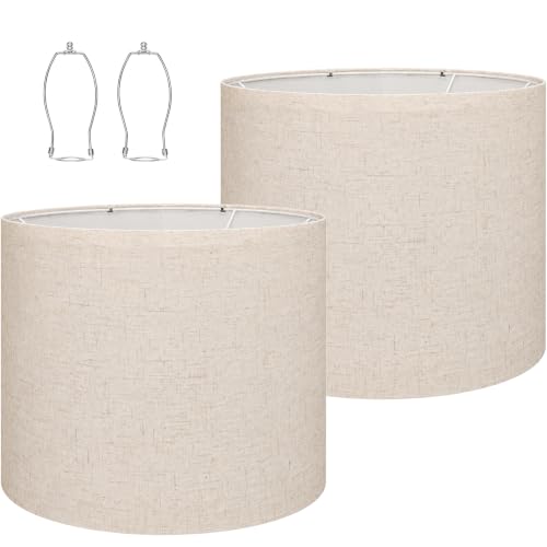 medium size drum lampshades Set of 2 for table lamps