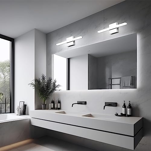 Modern Bathroom Vanity Lights Over Mirror (3CCT-Dimmable / 16inch)