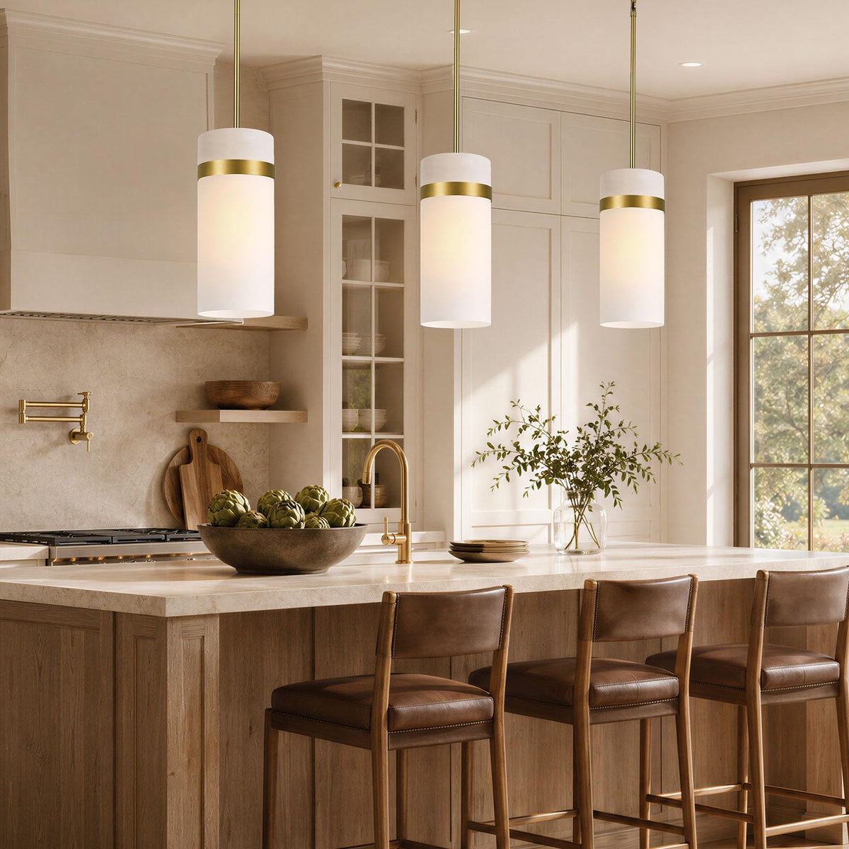 Brass Pendant Light Fixtures (6-In-Brass)