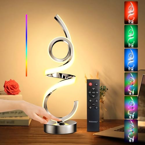 Modern Table Lamp with Remote