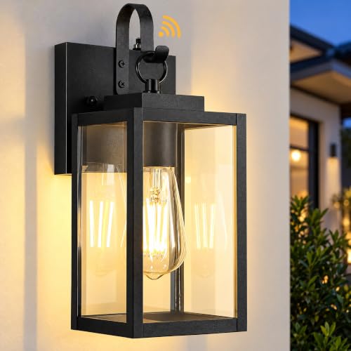 11.8" Dusk to Dawn Outdoor Wall Light (11.8'' 1 PACK / Black)