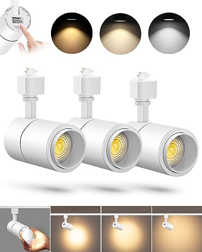 3 Color Zoomable 20W LED Track Lighting Heads H Type (White)
