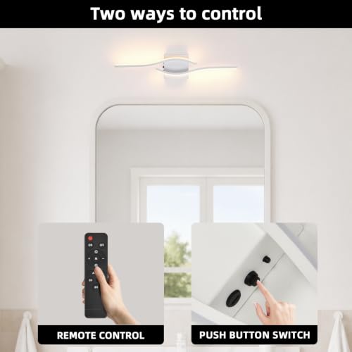 Battery operated wall sconce Set of 2