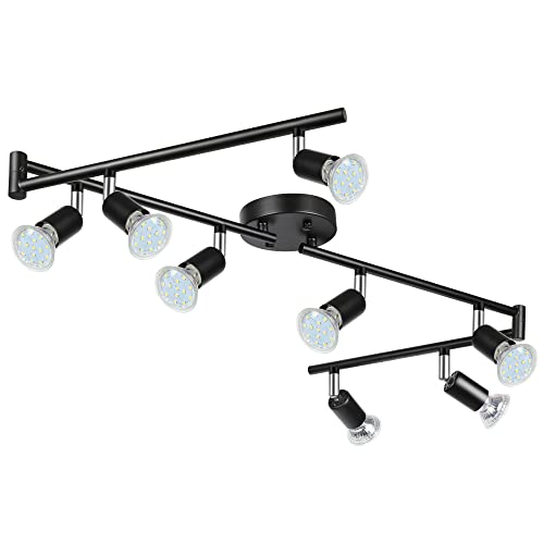 LED 8 Light Track Lighting Kit (Black / 8 Light)